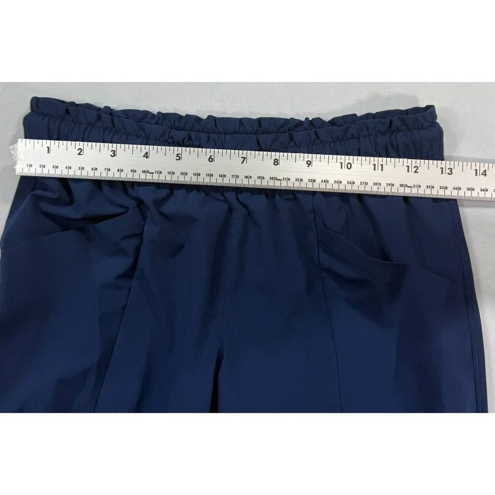 Athleta Girl Navy Blue Run Free Cargo Joggers Size 14 XL